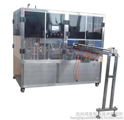 供應(yīng)鑫鴻發(fā)牌全自動豪華型吸嘴自立袋灌裝機(jī) 專業(yè)豆?jié){豆奶包裝解決方案